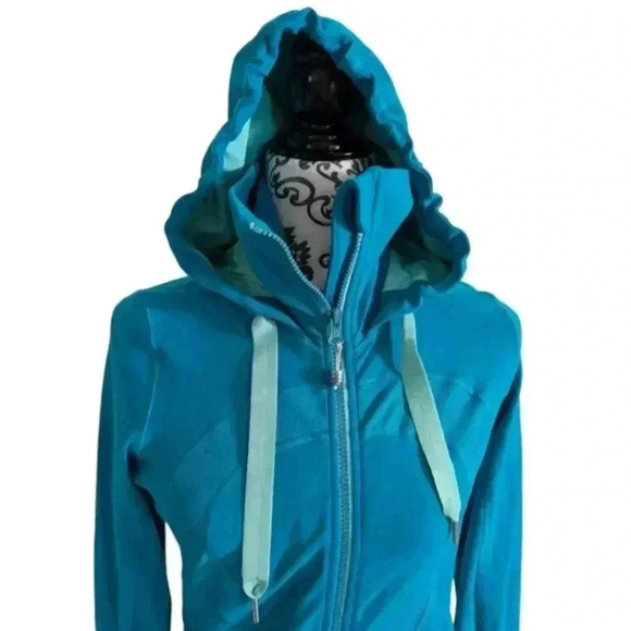 Lululemon Stride Jacket II Oasis River Rock Blue Released 2010 Women's size  4 - Picture 8 of 16